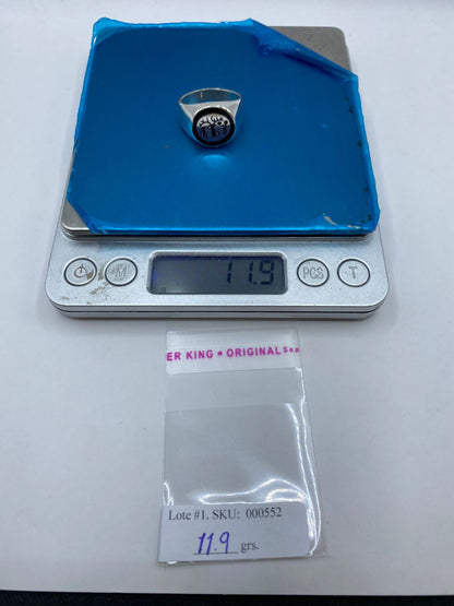 Anillo Árbol de la Vida en Plata .925 con Figuras Humanas, peso en gramos (báscula)