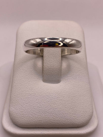 Anillo Argolla Lisa en Plata .925, vista frontal