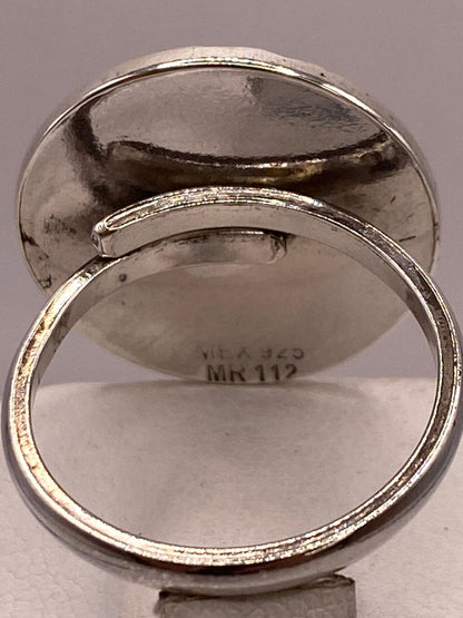 Anillo Artesanal Ajustable en Plata con Calendario Azteca, sello de autenticidad Plata Ley .925
