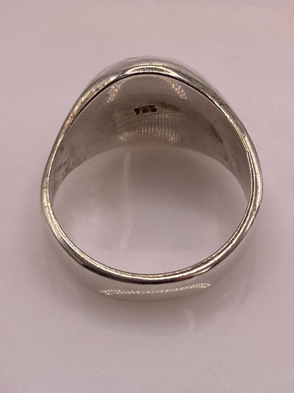 Anillo Bombeado Martillado de Plata Ley .925, sello de autenticidad Plata Ley .925