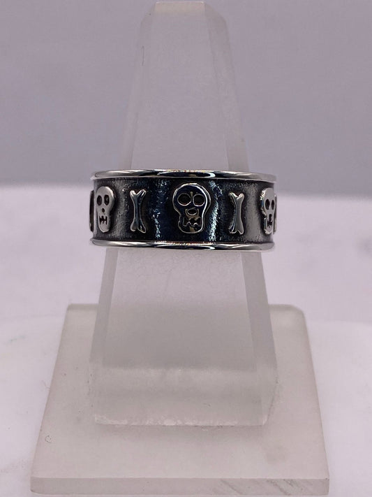 Anillo Calaveras en Plata .925