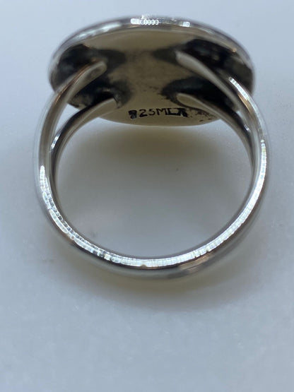 Anillo Calendario Azteca en Plata .925, sello de autenticidad Plata Ley .925
