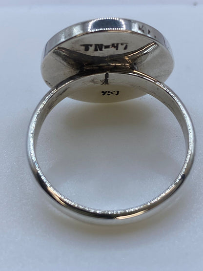 Anillo Calendario Maya en Plata .925, vista lateral