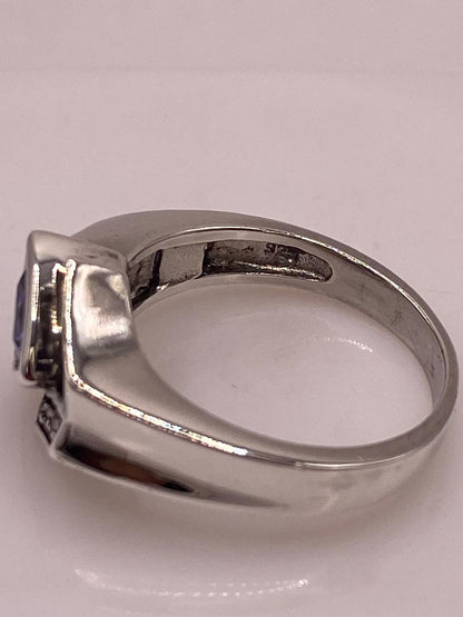 Anillo Contemporáneo Asimétrico con Ópalo de Fuego y Zirconia en Plata .925, sello de autenticidad Plata Ley .925