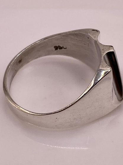 Anillo Contemporáneo Plata Ley 950 con Ópalo de Fuego Azul‑verde, sello de autenticidad Plata Ley .925