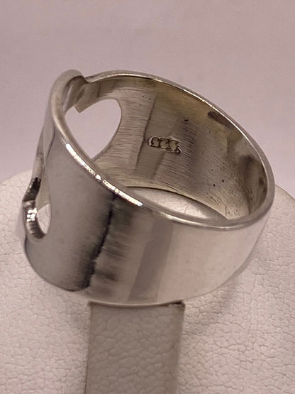 Anillo de Corazones Recortados en Plata .925, sello de autenticidad Plata Ley .925