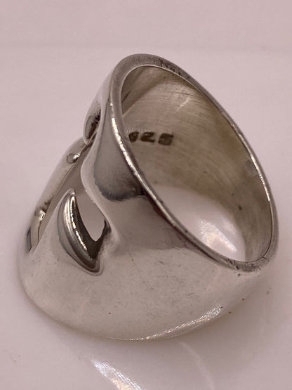 Anillo Diseño Cruz Estilizada en Plata .925, sello de autenticidad Plata Ley .925