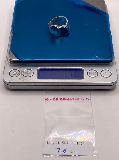 Anillo Escultural Orgánico en Plata .925, peso en gramos (báscula)