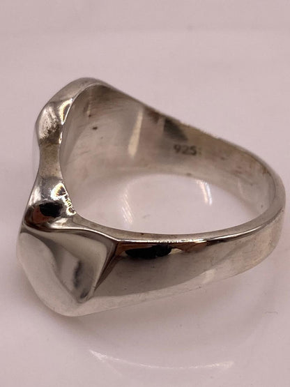 Anillo Escultural Orgánico en Plata .925, sello de autenticidad Plata Ley .925