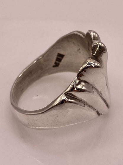 Anillo con Forma de Concha en Plata .925, sello de autenticidad Plata Ley .925