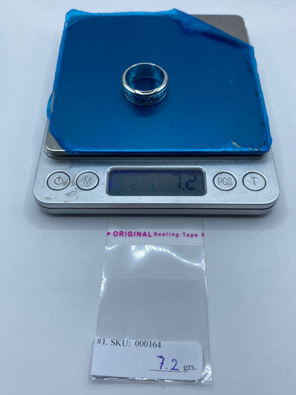 Anillo Giratorio de Plata 925 con Símbolos de la Suerte, vista de detalle