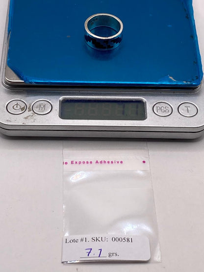 Anillo Greca Prehispánica en Plata .925, peso en gramos (báscula)