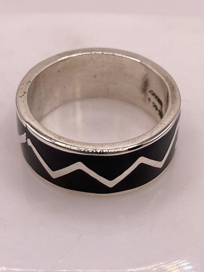 Anillo Greca Contemporánea en Plata .925 – Diseño Geométrico, sello de autenticidad Plata Ley .925