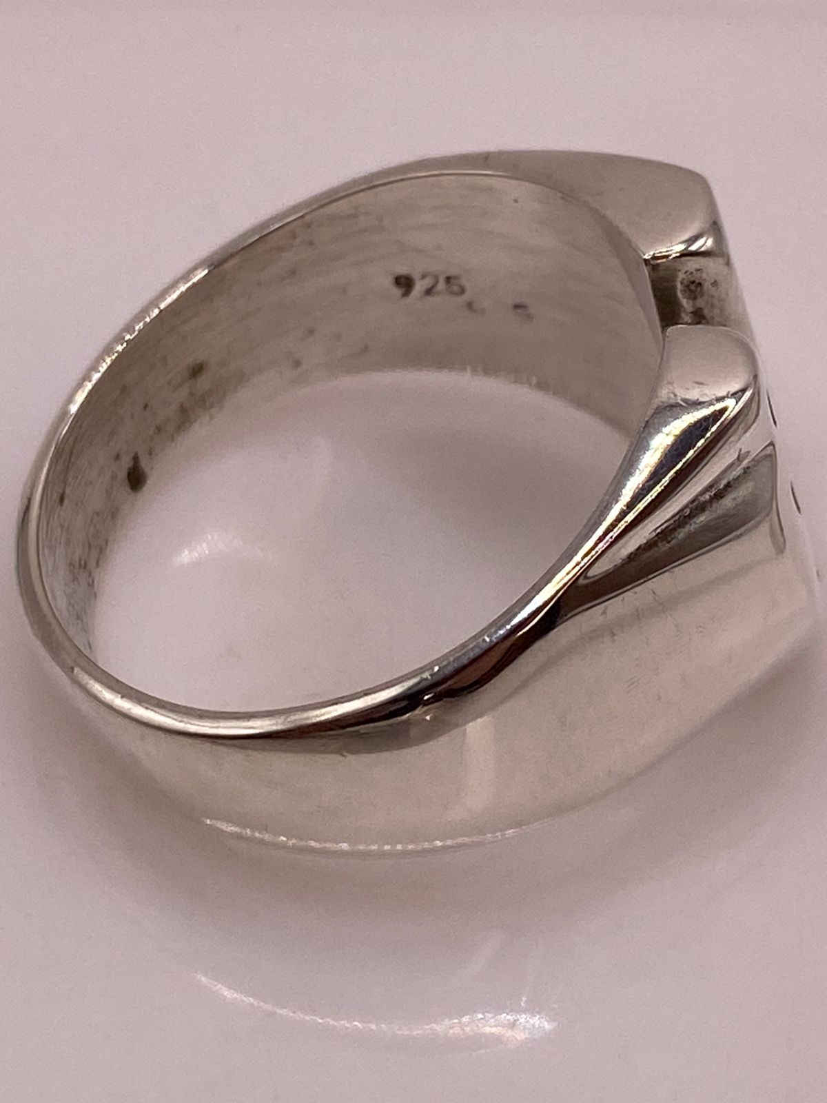 Anillo Herradura de Plata Ley .925, sello de autenticidad Plata Ley .925