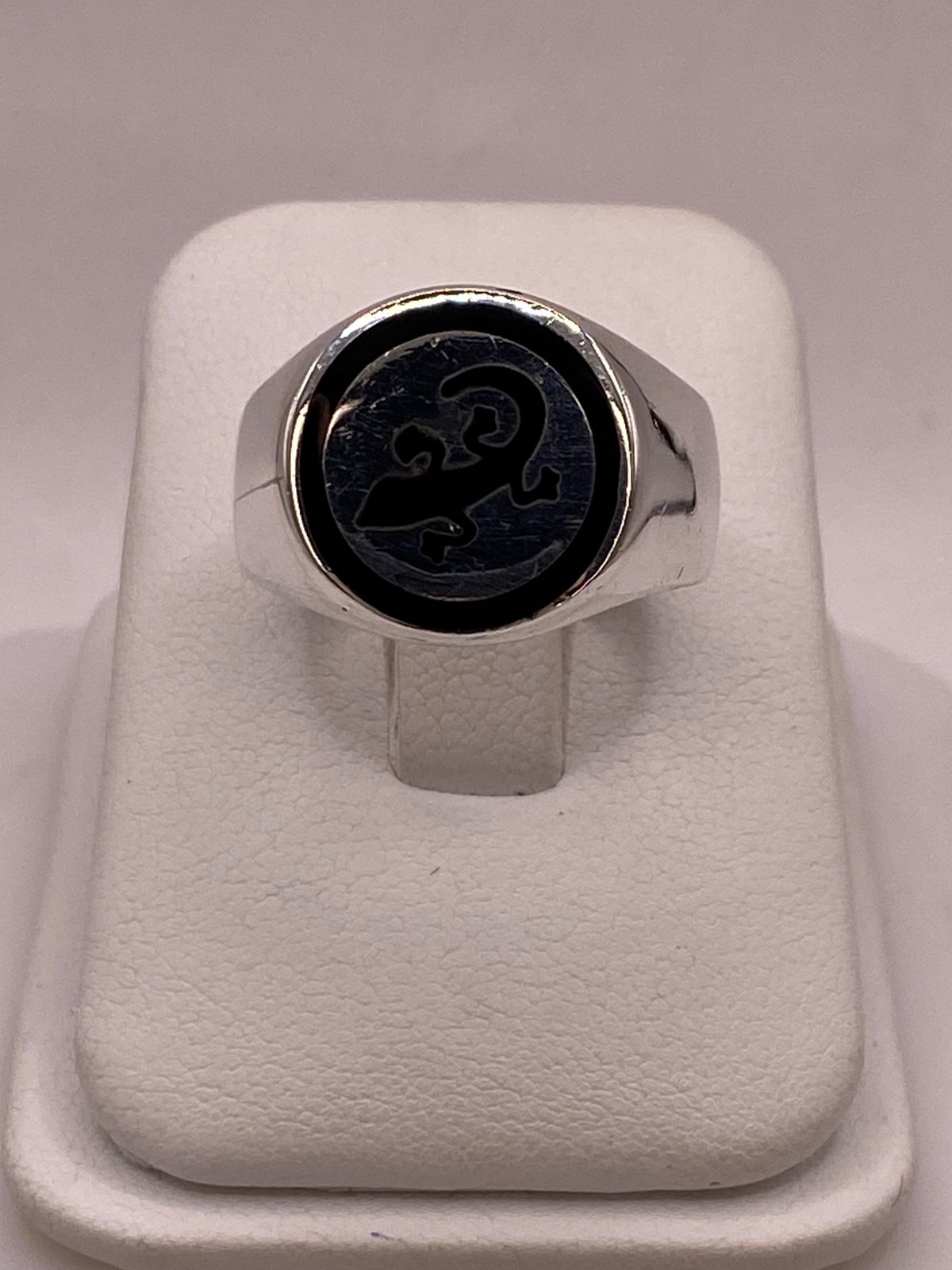Anillo Lagartija en Plata .925, sello de autenticidad Plata Ley .925