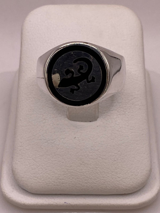 Anillo Lagartija en Plata .925 — vista lateral