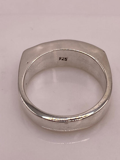 Anillo Martillado de Plata Ley .925, sello de autenticidad Plata Ley .925