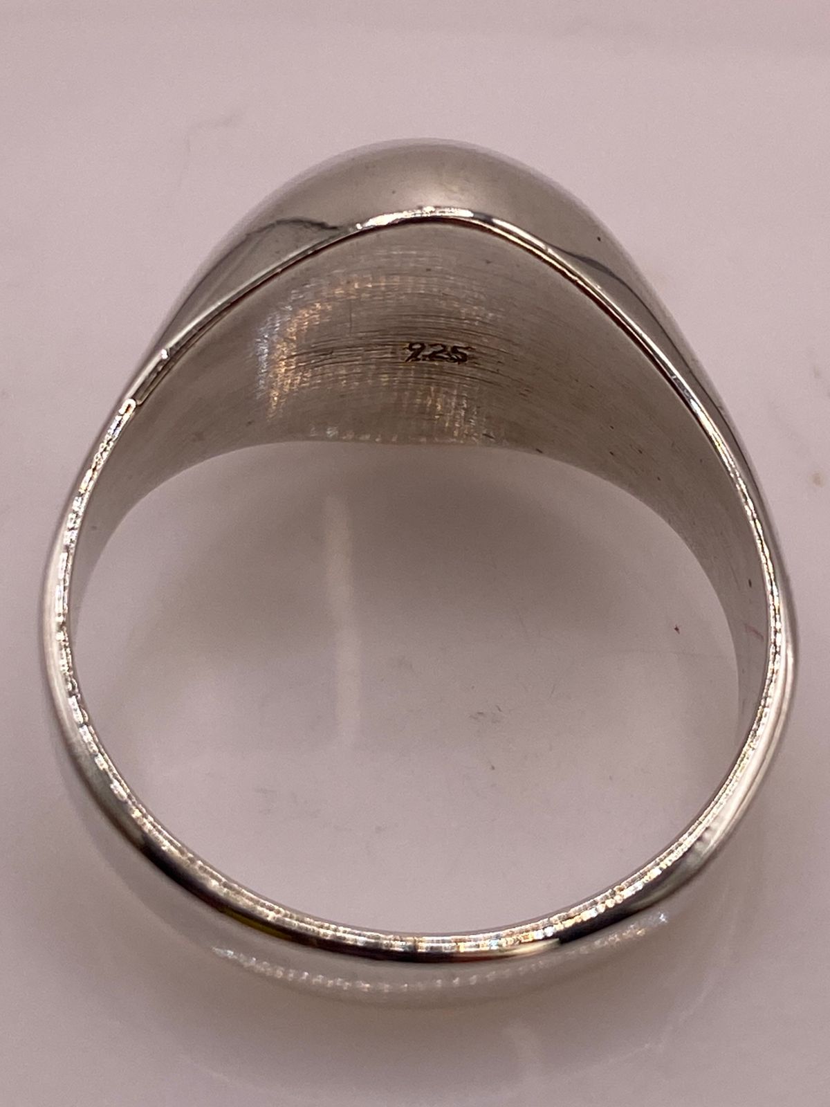 Anillo Orgánico de Plata Ley .925, sello de autenticidad Plata Ley .925