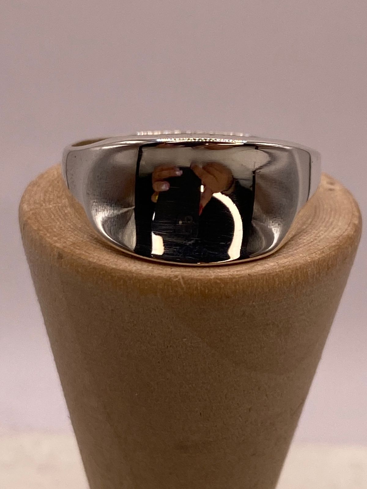 Anillo Ovalado de Plata Ley .925, sello de autenticidad Plata Ley .925