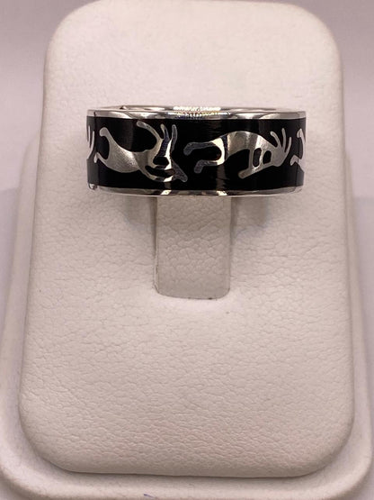 Anillo de Plata .925 con Figura Prehispánica — vista lateral