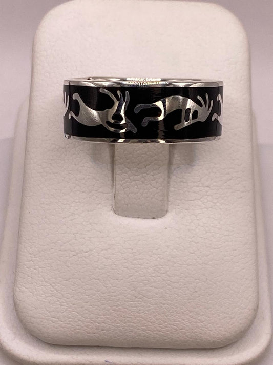 Anillo de Plata .925 con Figura Prehispánica — vista lateral