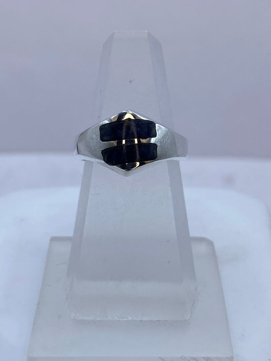 Anillo de Plata .925 con Lapislázuli — vista lateral