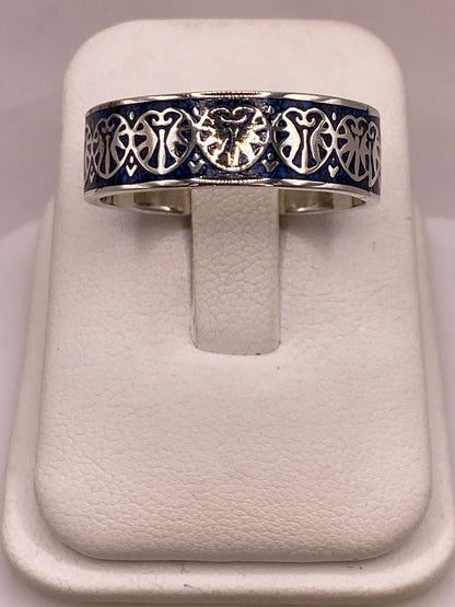 Anillo de Plata .925 con Motivo Celta, vista de detalle