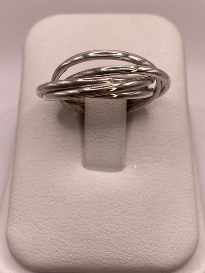Anillo Semanario Quíntuple en Plata .925, vista superior
