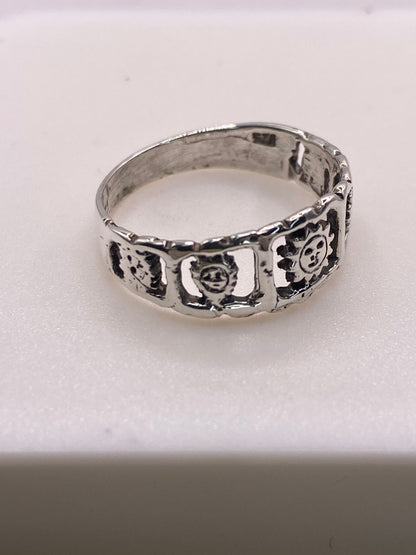 Anillo Sol Místico en Plata .925, sello de autenticidad Plata Ley .925