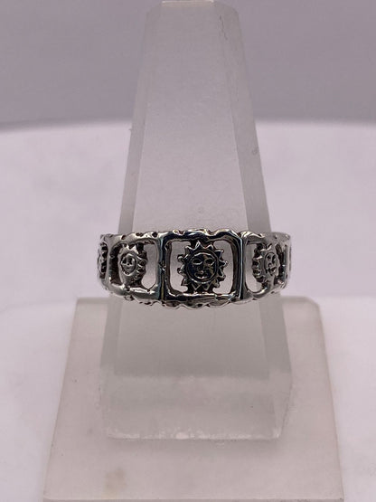 Anillo Sol Místico en Plata .925 — vista lateral