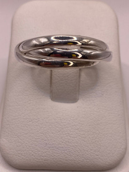 Anillo Triple Entrelazado en Plata .925 “fin de Semana”, vista lateral