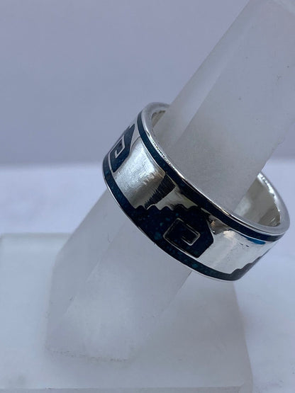 Anillo de Turquesa en Plata .925 – Elegancia Contemporánea, vista lateral