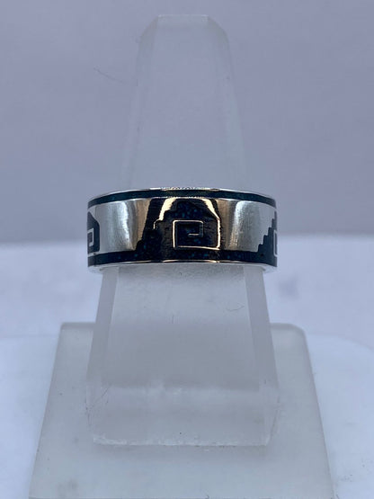Anillo de Turquesa en Plata .925 – Elegancia Contemporánea — vista lateral