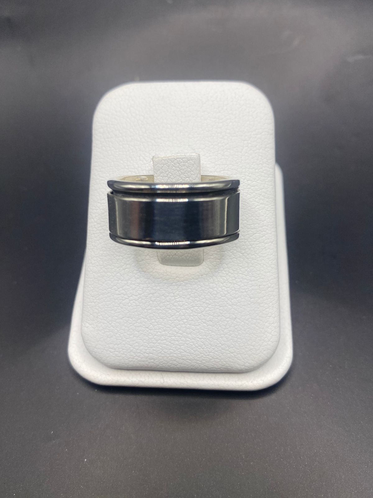 Anillo Plata Ley 925 Giratorio Liso, sello de autenticidad Plata Ley .925