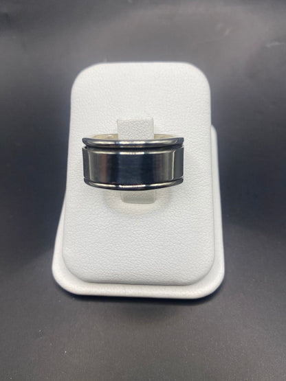 Anillo Plata Ley 925 Giratorio Liso, sello de autenticidad Plata Ley .925