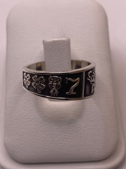 Anillo de Plata 925 con Elefante Simbólico y Diseño Artesanal, sello de autenticidad Plata Ley .925