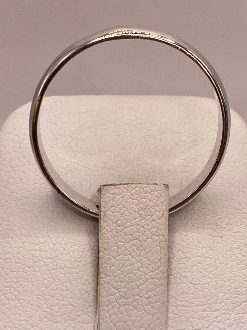 Argolla Lisa en Plata .925, sello de autenticidad Plata Ley .925