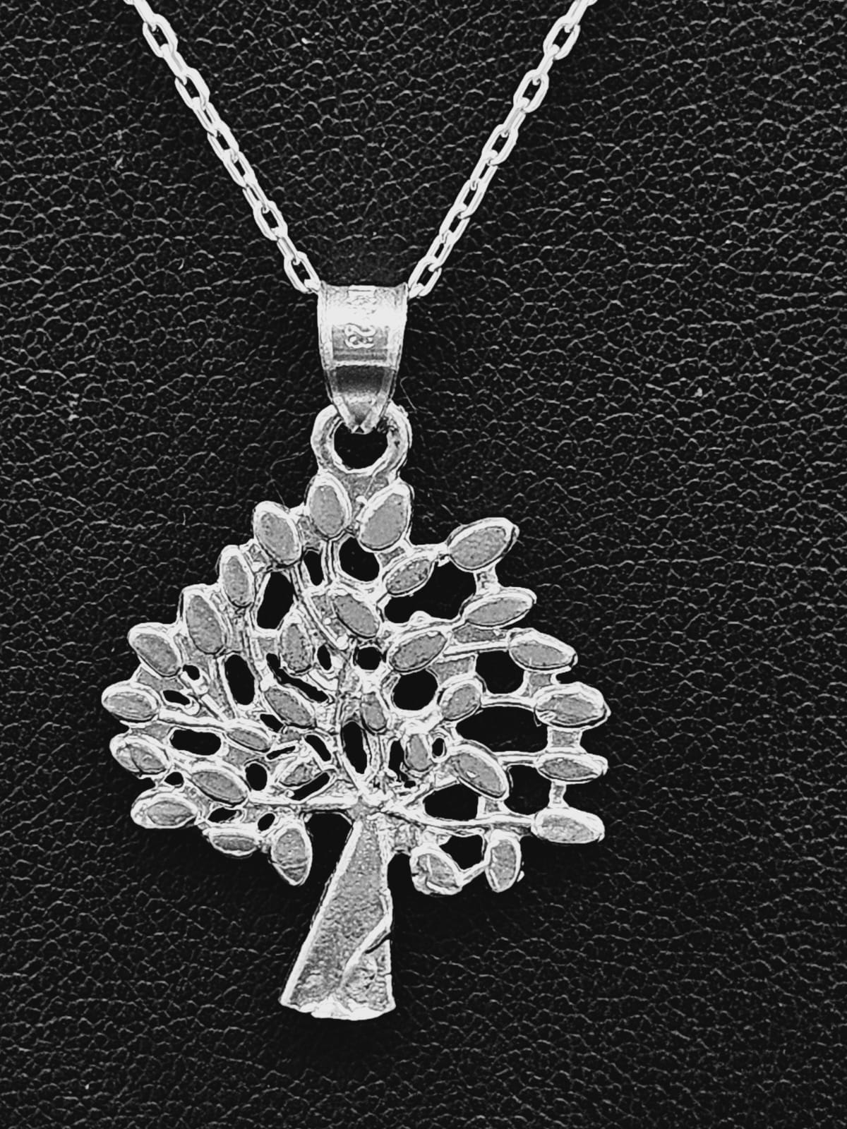 Dije Plata Ley 925, Arbol de Vida, sello de autenticidad Plata Ley .925