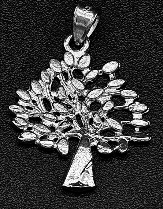 Sello de ley en el interior del dije plata ley 925, arbol de vida