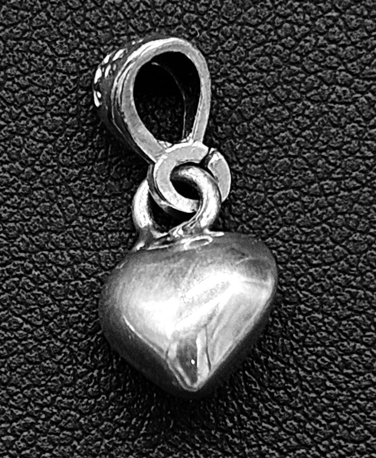 Dije Plata Ley 925, Corazon, vista frontal