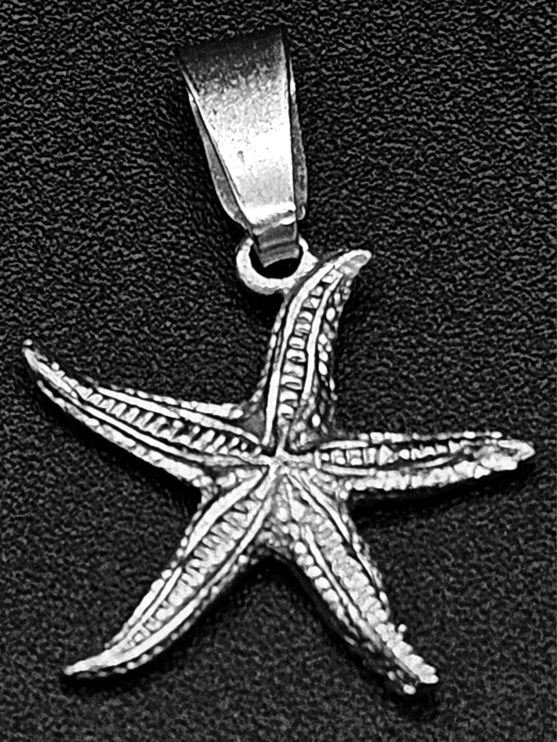 Dije Plata Ley 925, Estrella, vista frontal