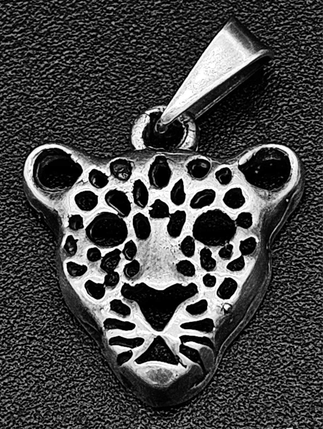Dije Plata Ley 925, Jaguar, sello de autenticidad Plata Ley .925