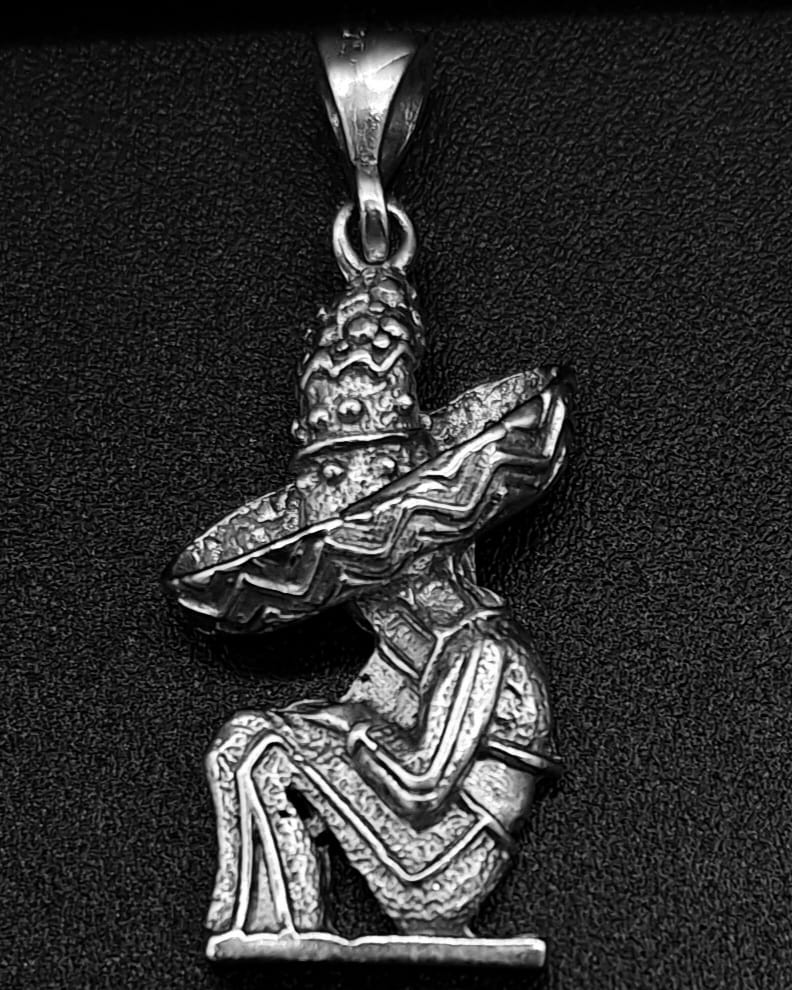 Dije Plata Ley 925 , Mexicano, vista frontal