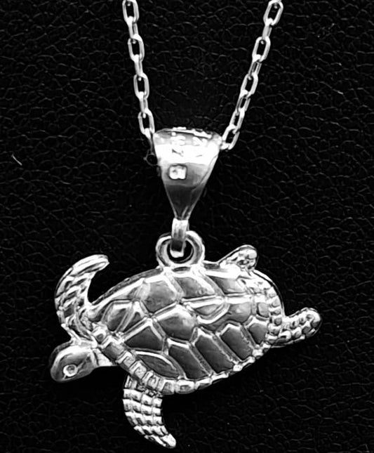 Sello de ley en el interior del dije plata ley 925, tortuga