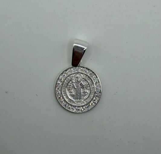 Dije San Benito Zirconia — vista frontal