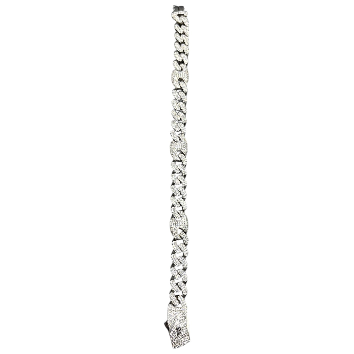 Pulso Mocaco Chain Plata .925, vista frontal