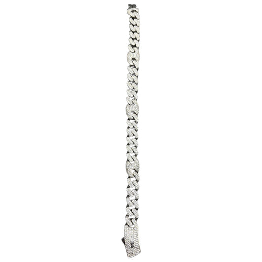 Pulso Mocaco Chain Plata .925, vista frontal