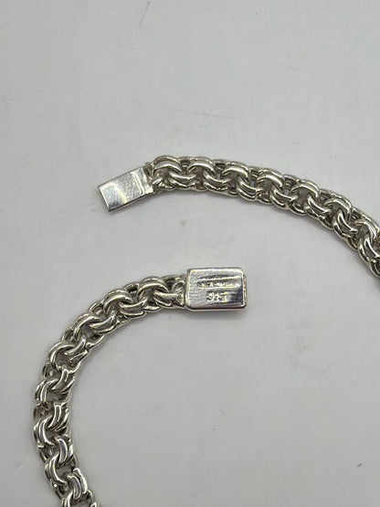 Cierre de presión de la pulsera con hallmark .925 TAXCO grabado