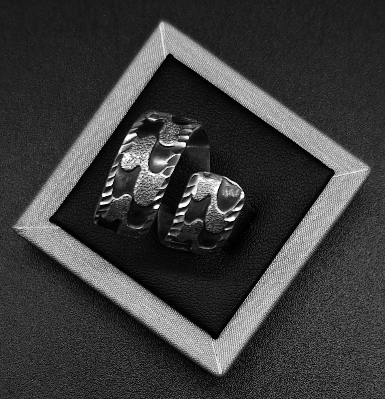 Anillo Plata Ley 925 ,vintage, vista frontal
