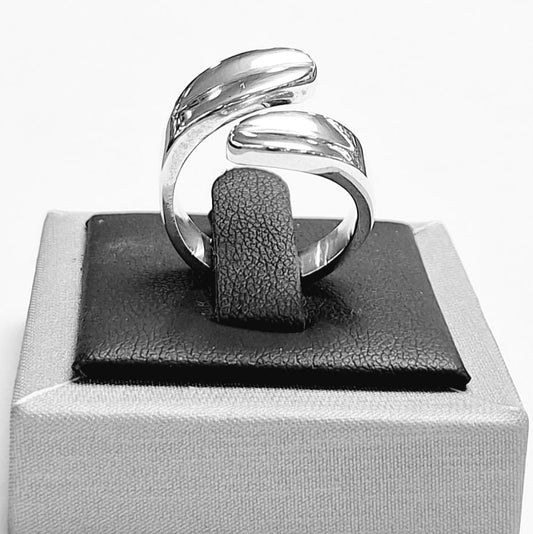 Sello de ley en el interior del anillo en plata ley 925